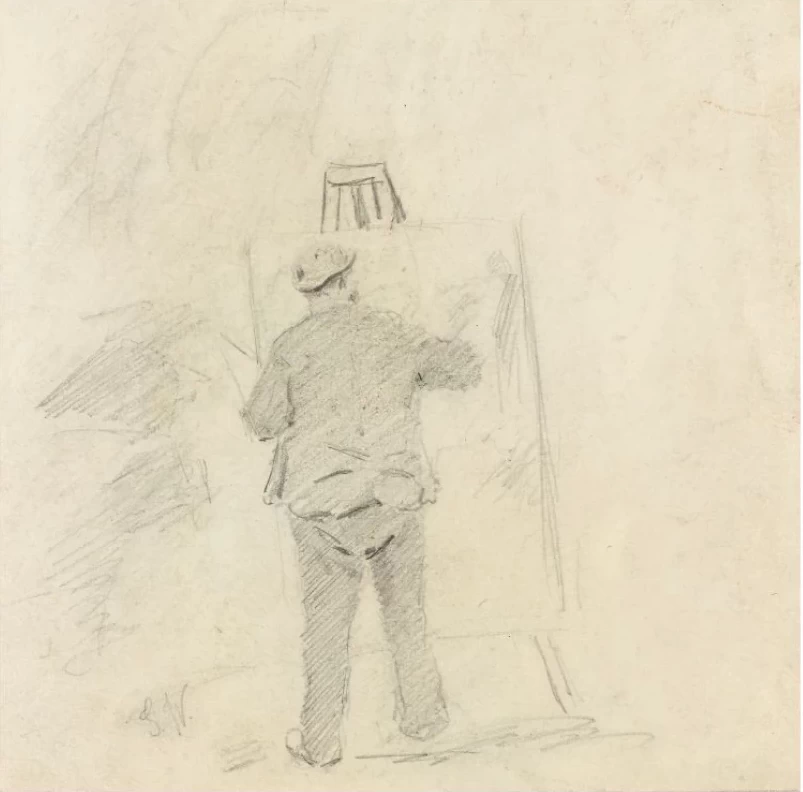 Pittore da cavalletto, probabilmente Frits Thaulow, 1883 - The National Museum, Oslo